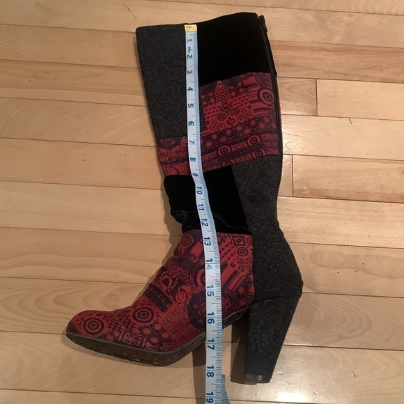 Desigual Textured heeled boots Shanon - Picture 8 of 12